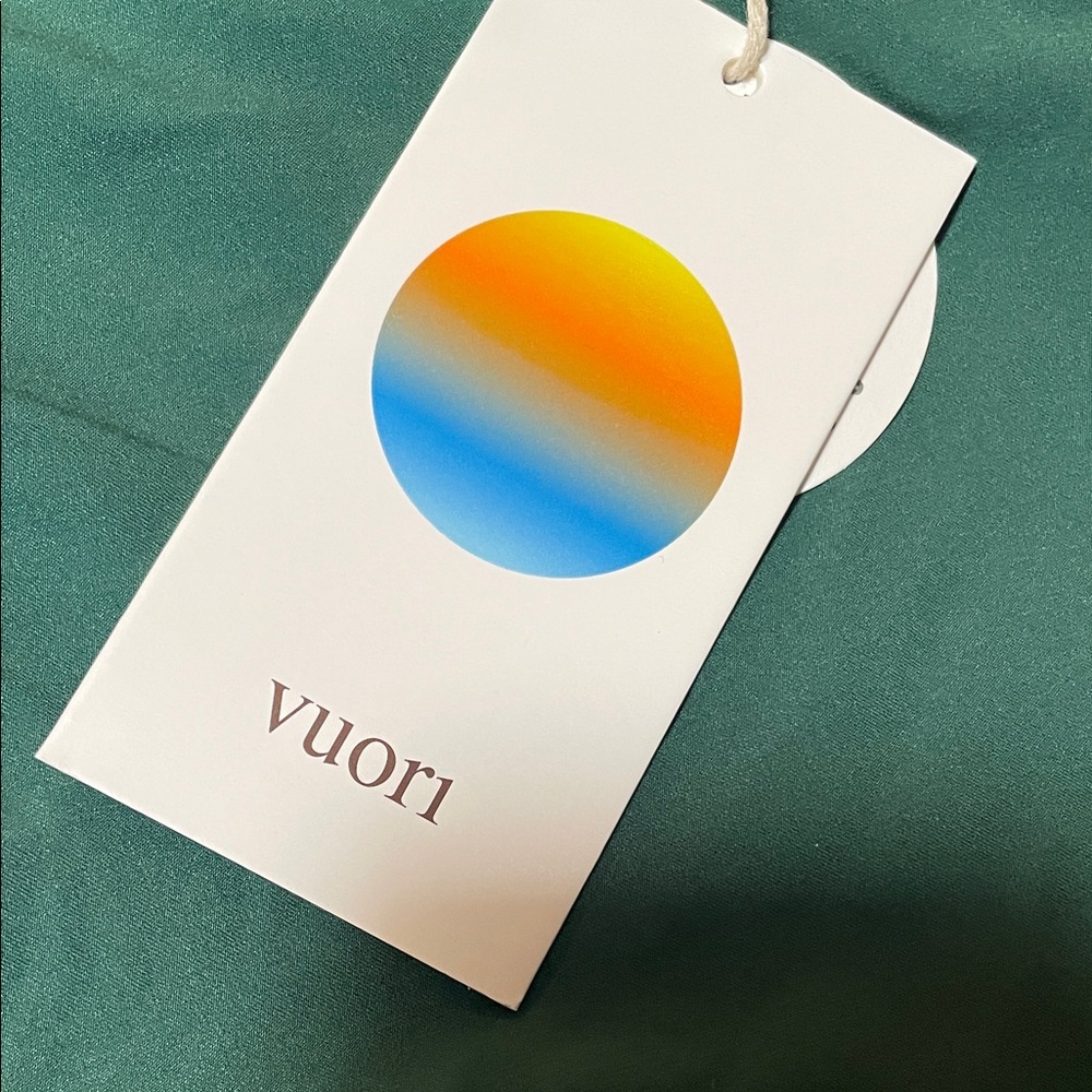 Vuori Green Athletic Shorts with Drawstring - Picture 3 of 5
